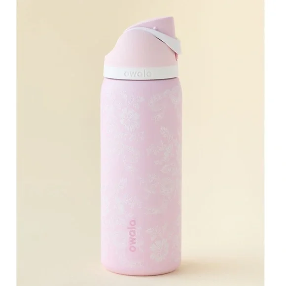 NWT Ribbon Toile Owala UO Exclusive FreeSip 32oz Water Bottle - Picture 5 of 11